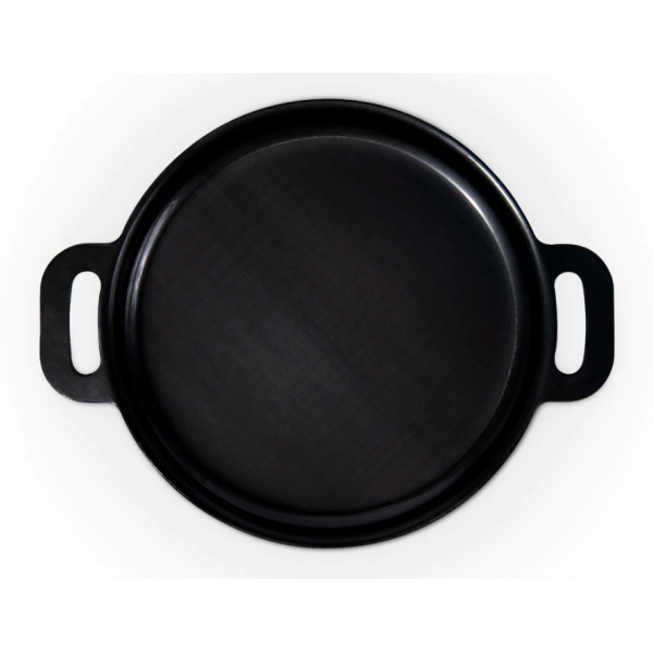 Summit 新潟燕三条製 28cm 厚底圓形燒物鐵板煎鍋 (4582257001185): 4.5mm厚鐵、一體成型、適用所有爐具